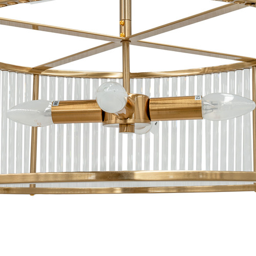 Gold semi flush mount ceiling deals light